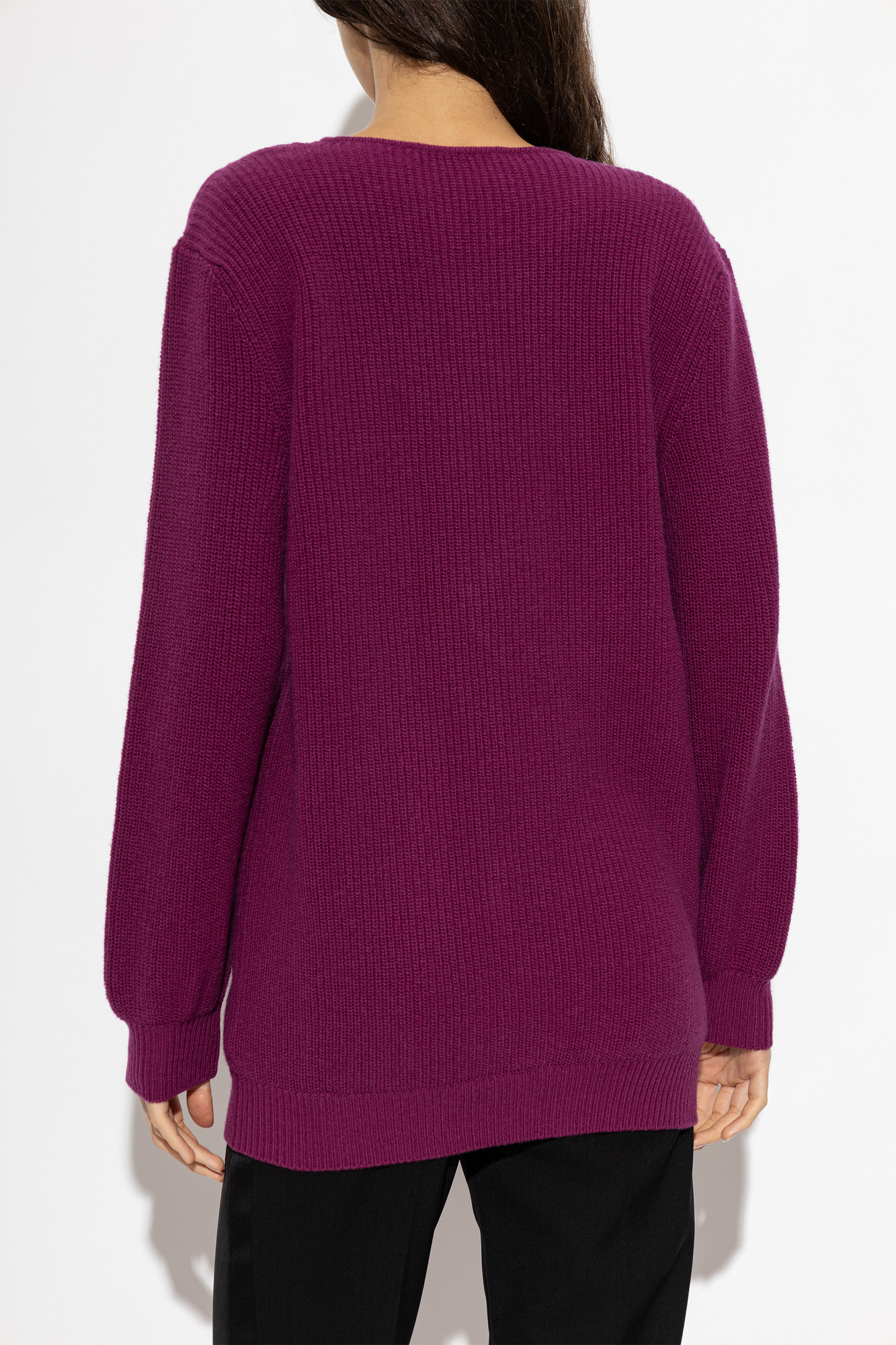 Valentino Garavani Wool cardigan with neckline | Women's | Vitkac